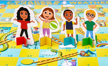 Load image into Gallery viewer, Snakes And Ladders Weather Board Game - For Children And Familes - Explore Weather - 2-4 Players - Kids Ages 3+
