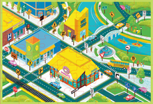 Load image into Gallery viewer, Road Sign Puzzle - 64 Piece Jigsaw Puzzle - Explore Road Signs - Kids Ages PreK- Grade 5