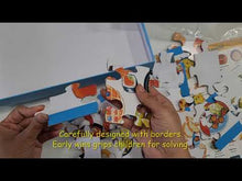 Load and play video in Gallery viewer, World Food Puzzle - 64 Piece Jigsaw Puzzle - Explore Dishes From Around World - Kids Ages 3+